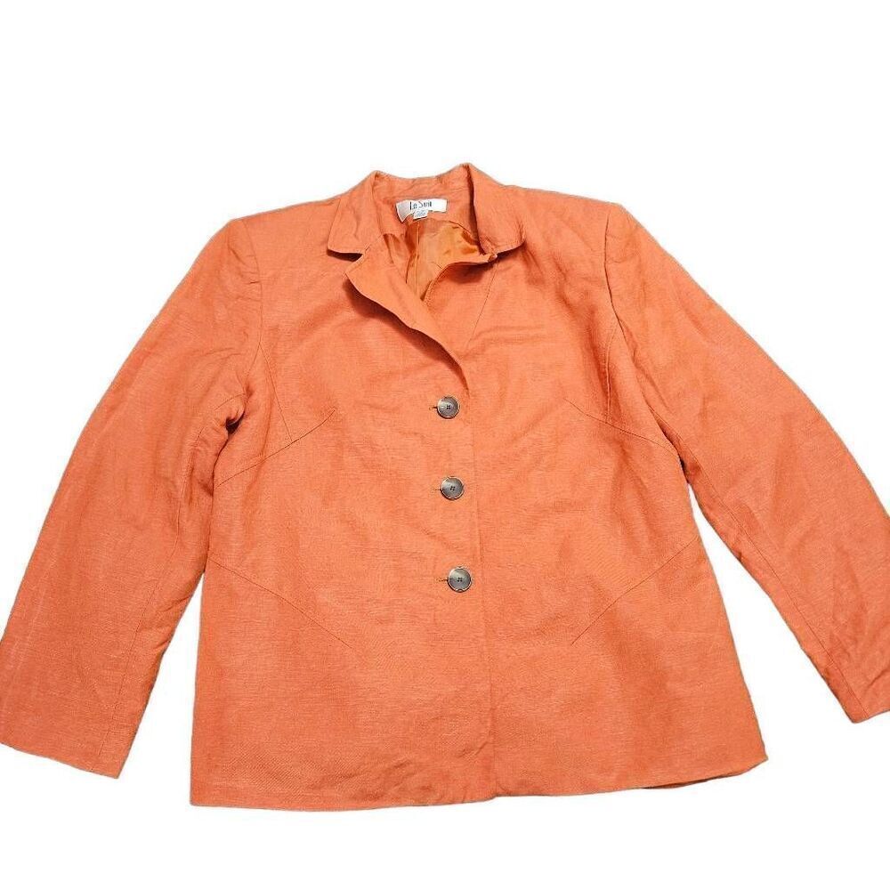 Le suit paded shoulder blazer